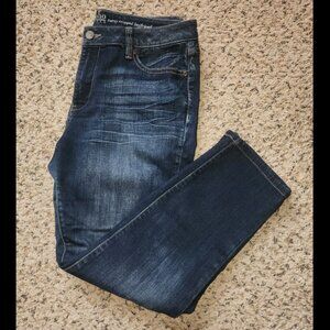 NY&Co Curvy Cropped Boyfriend Jeans - 8